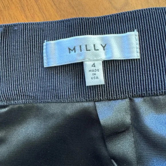 Milly Starburst Semi-Sheer Midi Pencil Skirt - Picture 12 of 14